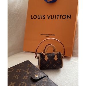 Louis Vuitton Micro Speedy Monogram Bag Charm